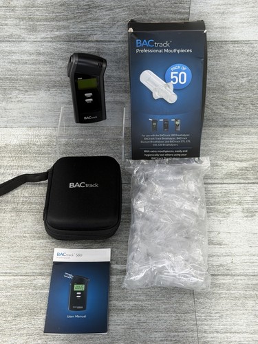 BACtrack S80 Breathalyzer Professional Alcohol Tester Digital BAC Meter W/Accys