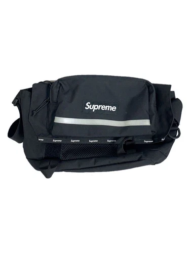 Sac bandoulière Supreme nylon noir occasion