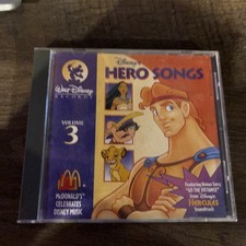 Disney's Hero Songs Volume 3 CD McDonald's Celebrates Disney Music  OBO 