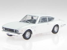 Fiat Dino 2000 Coupe white diecast model car in Vitrine Norev 1:43