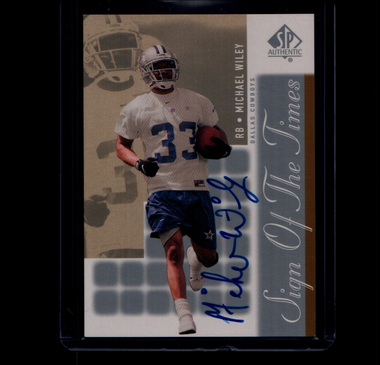 2000 SP Authentic - Sign of the Times Michael Wiley #MW (AU, RC)