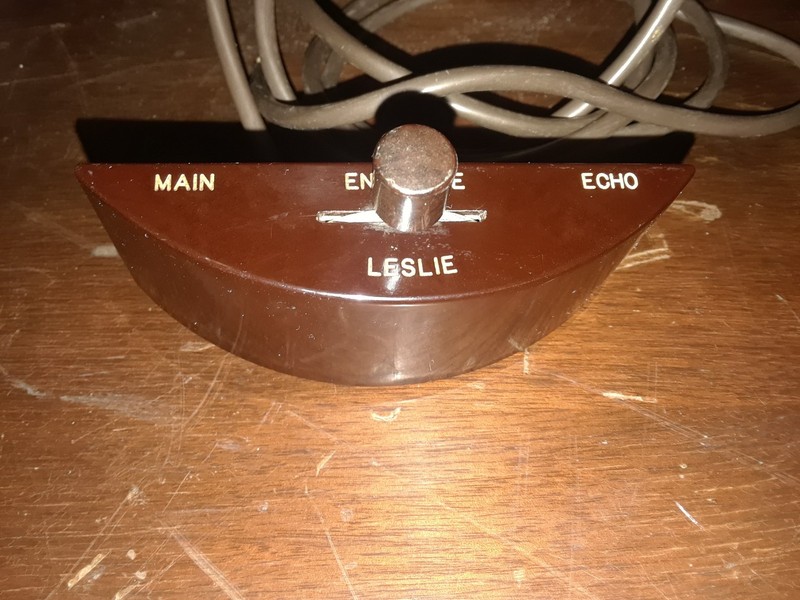 3 WIRE MAIN ECHO SWITCH FOR  SINGLE CHANNEL LESLIES - HAMMMOND