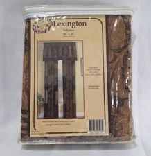New Victoria Classics Lexington  Valance 80"x 20" Floral Vintage