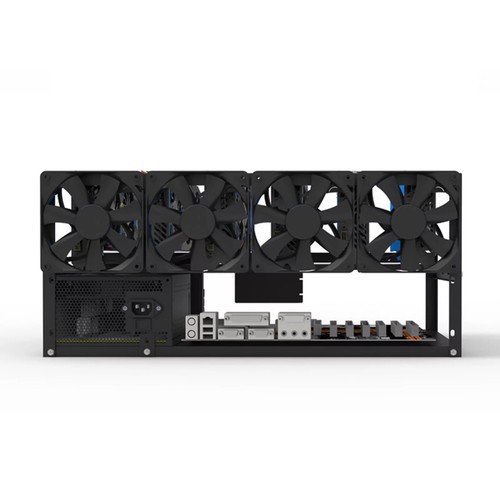 Lot de 5 Châssis Ouvert de Minage 6 GPU Open Air Mining Rig Minage Structure - Photo 2/23
