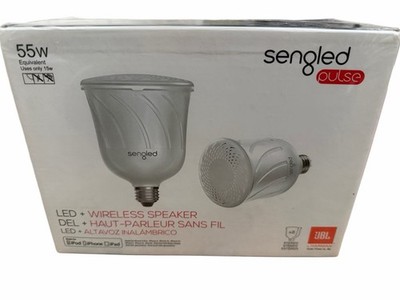 Sengled Pulse LED BR30 Smart Bulb Wireless Speaker Alexa Dimmable 15W 2700K