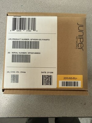 Juniper QFX5200-FAN-AFI Front-to-Back Airflow Fan Module - In Box Brand New