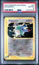 2003 POKEMON AQUAPOLIS #52 MAGNEMITE PSA 8 on eBay