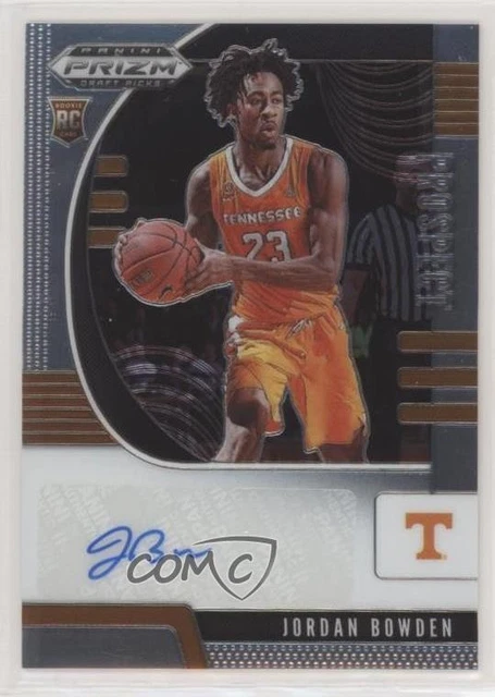 2020-21 Panini Prizm Draft Picks Prospect Jordan Bowden #PA-JB Auto 5w7