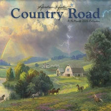 2026 Country Road - Abraham Hunter Mini Wall Calendar