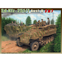 Sd.Kfz 251/7 Ausf.D (3 In 1) Kit 1:35 Dragon Mezzi Militari -D- Neues Modell