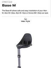 New Cybex Gold Base M - Aton M, M I-size, B I-size, Sirona M2 I-size Boxed £139
