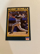🔥🔥BOBBY BONILLA  1990 LONG JOHN SILVERS/Starline # 31 Pirates Card