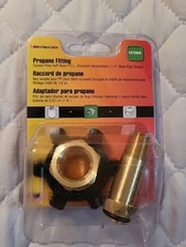 Mr. Heater F273655 Black Flow Safety Device Brass Propane Fitting 1/4 Dia. in.
