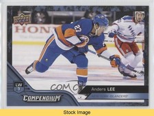 2016-17 Upper Deck Compendium Blue Anders Lee #469 READ kr0