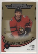 2020-21 Upper Deck Ultimate Collection Introductions Gold 28/49 Artem Zub 0tz1
