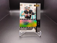 2021 Chronicles Signature Series Derek Carr Gold Auto 04/10 JERSEY # MATCH!!