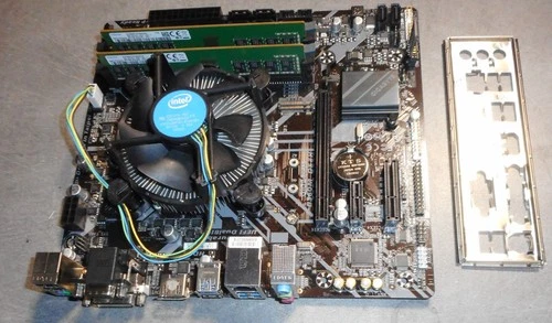 Bundle Carte mère socket 1151 micro atx B360M + i5 9400F + 32gb