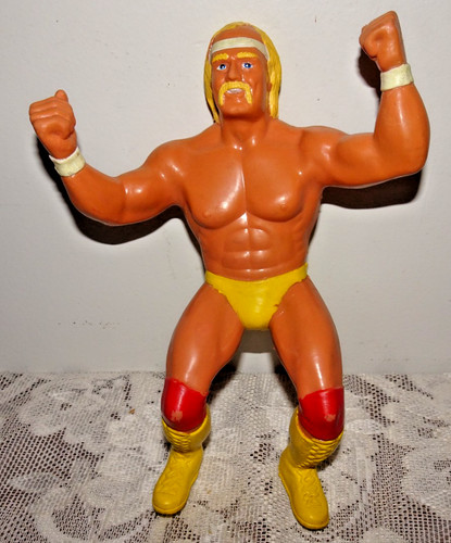 1984 Hulk Hogan TITAN SPORTS LJN WWF Rubber Wresti...
