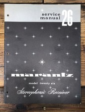Manuale di servizio ricevitore Marantz modello 26 *originale*