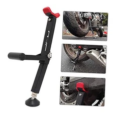 Motorcycle Rear and Front Wheel Lift Stand Trail Stand Easy And Portable Red