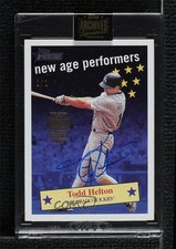 2021 Topps Archives Signature Series 1/1 Todd Helton Buyback Auto HOF 0l2