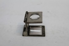 Vintage Brass Folding Frame Linen Tester Loupe Magnifying Glass