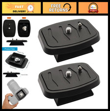 44mm Tripod Quick Release Plate Adapter - Universal Mount for Cameras, 2 Pcs
