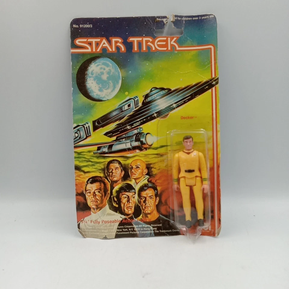 Figura de acción de colección Mego Star Trek The Motion Picture Decker sin usar, en caja 1979......213 Foto 2 de 4
