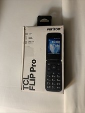 Verizon TCL Flip Pro 4056 Basic Flip Phone, TCL-4056S. Unlocked 4G LTE, Gray