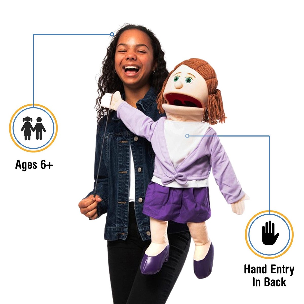 Silly Puppets SP2401 Sarah Peach Mom / Teacher, Full Body for sale