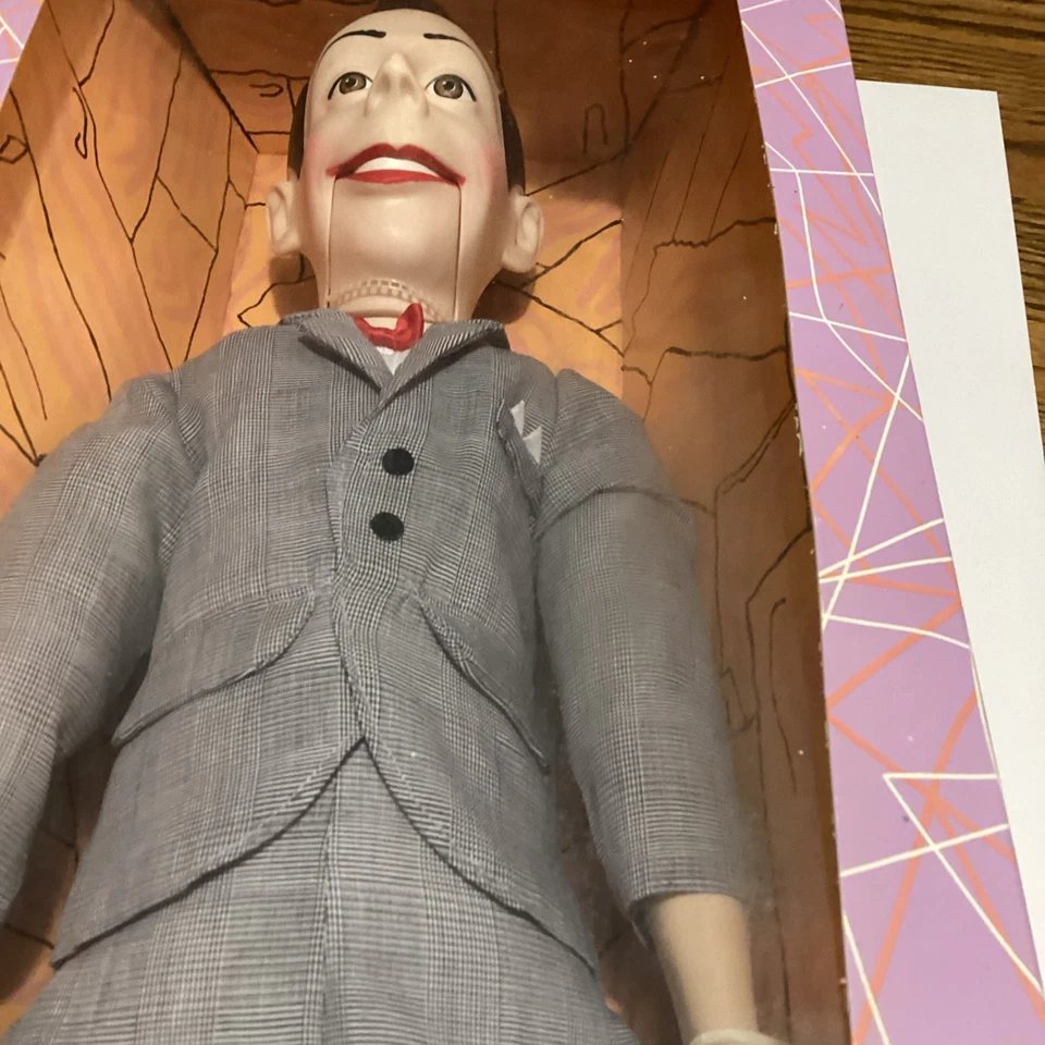 PEE WEE HERMAN Ventriloquist Puppet Doll 25” 1989 Matchbox Large  Vintage NIB - Image 4 of 4