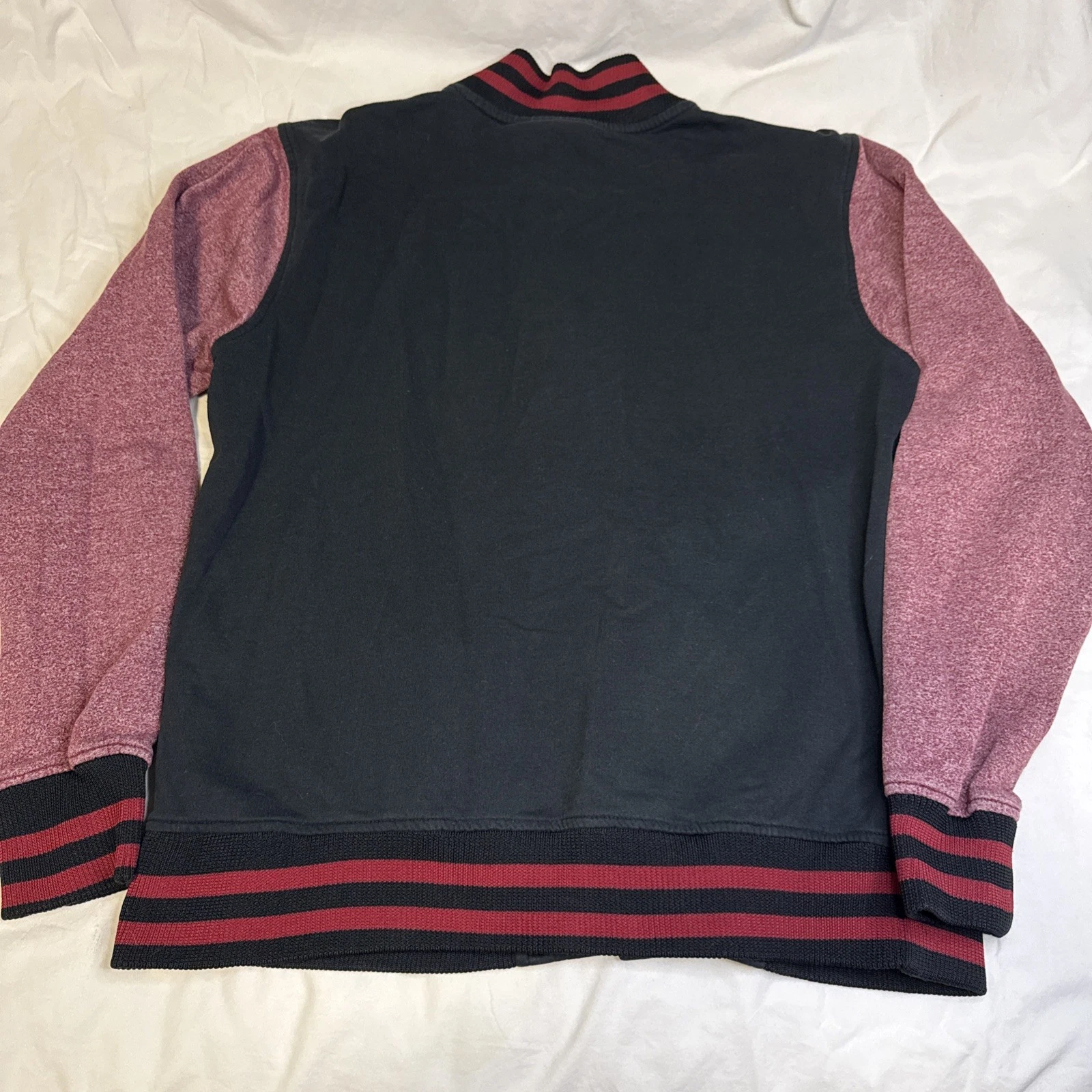 Deadpool Marvel Black And Red Button Up Jacket - Men’s Size M