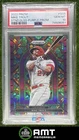 Mike Trout PSA 10 2022 Panini Prizm Stained Glass Purple Los Angeles Angels 6051