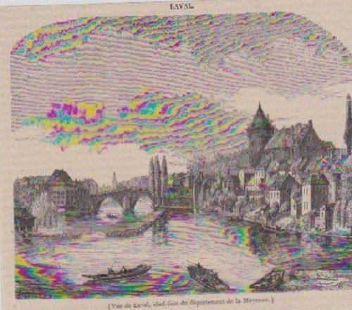 1847 -- VUE DE LAVAL 3A232 - Picture 1 of 1