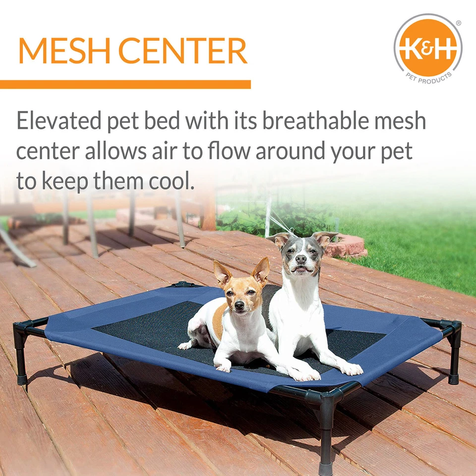 Cooling Pet Cot Elevated Pet Bed Raised Breathable Washable Indoor Outdoor M - Image 3 of 4