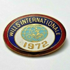 Speedway Wills International Enamel Pin badge 1972 Vintage Wreeves & Co B/Ham