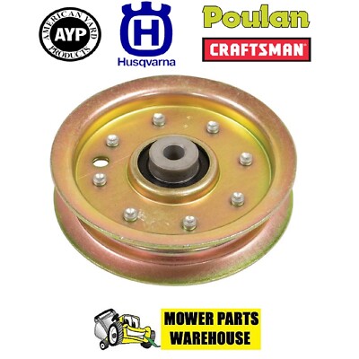 NEW REPL AYP HUSQVARNA CRAFTSMAN FLAT IDLER PULLEY 175820 532175820 532 17 58-2 