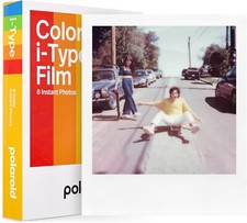Polaroid Color i-Type Film, 8 Instant Photos, Instant Film, MFG Date 08/2025
