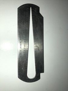 Vintage B.P. Chicago Standard Stainless Steel Screw & Wire Gouge