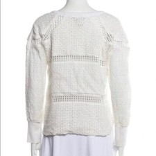 Top Isabel Marant, algod&#243;n, blanco, talla 38, &#161;raro! PVP &#163;499!