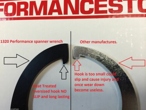 1320 Performance Coilover Adjustment Tool 4X Steel Spanner Wrench tool - Picture 2 of 17