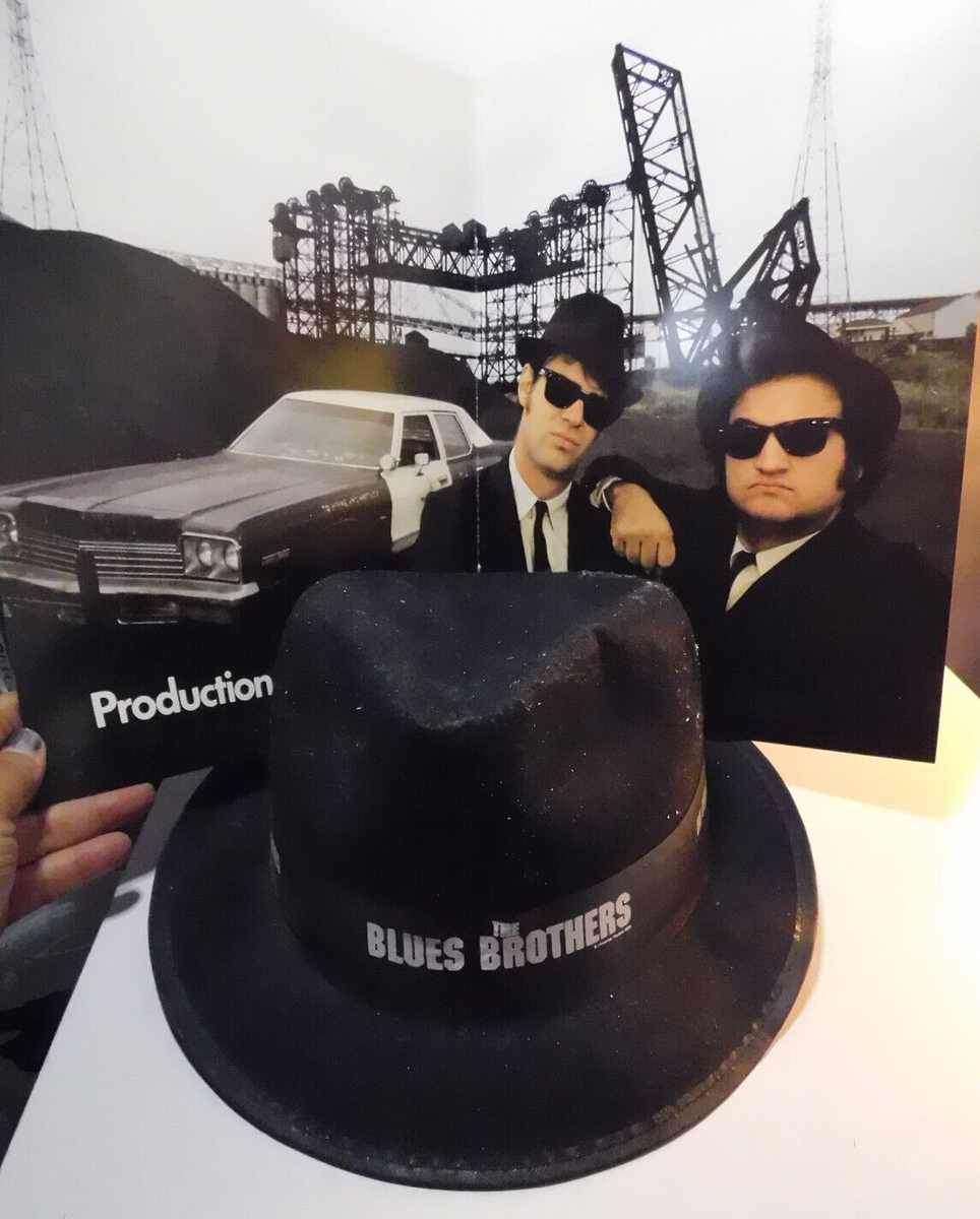 BLUES BOTHERS 1980 Dan Aykroyd MOVIE PROMO PROGRAM, DVD PROMO HAT 2005 B25