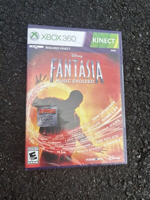 Kinect Disney Fantasia Music Evolved PRE-OWNED SEALED (Xbox 360) Holiday Gift