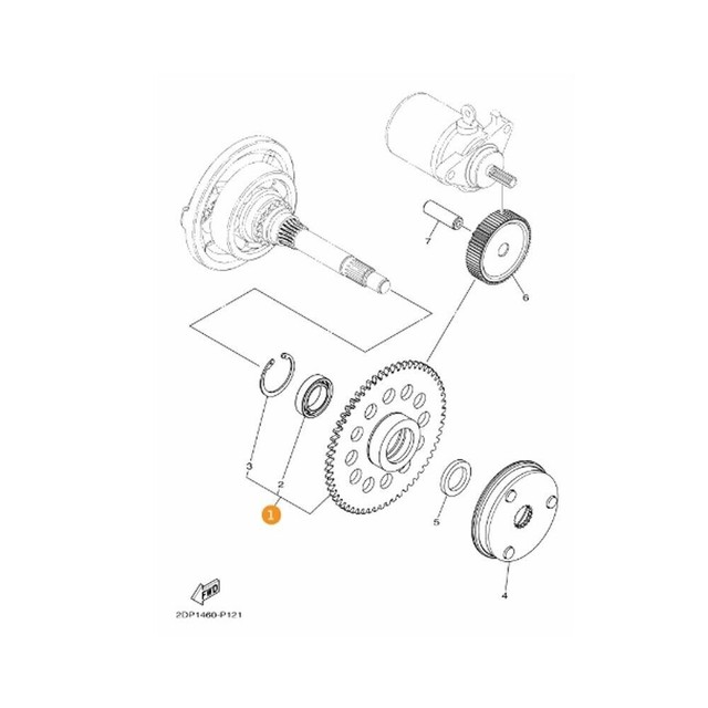 yamaha-old-nmax-n-max-starter-wheel-assy-2dp-e5520-10-genuine-ygp-for