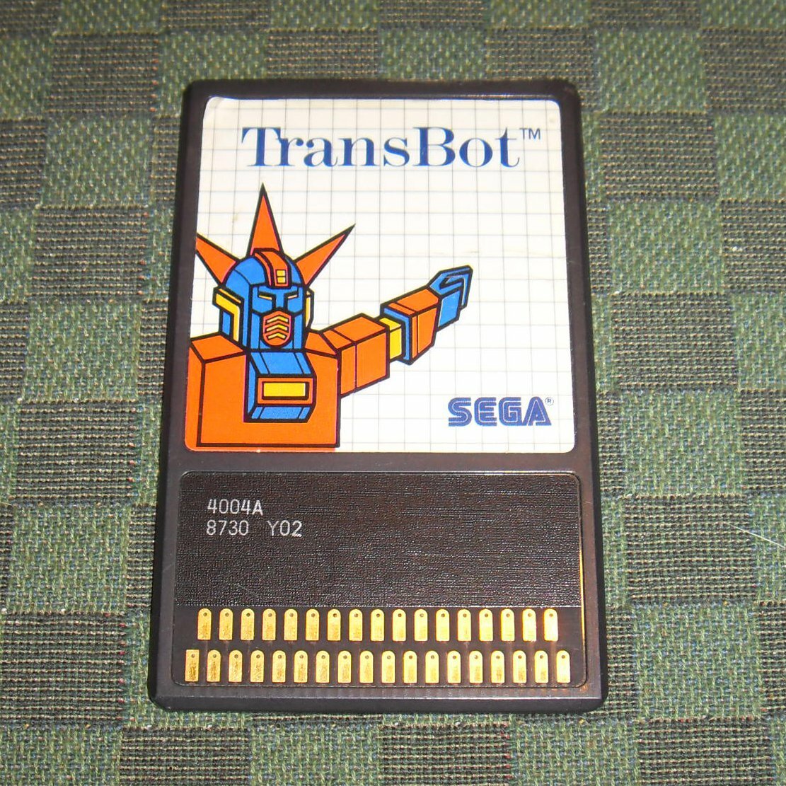 Carte Sega Card Pour Master System : Transbot – État Correct – Carte Seule