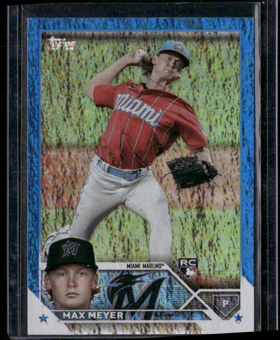 2023 Topps #388 Max Meyer Blue Foilboard #/999
