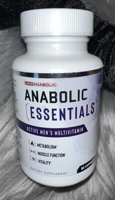Anabolic Essentials Active Men s Multivitamin Metabolism Muscle Vitality New 60