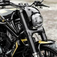 Máscara de carenado de faros capucha para Harley Davidson V ROD Night Rod TM FIBRA DE CARBONO