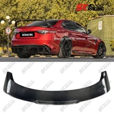 Forged Carbon/Carbon Fiber Rear Trunk Spoiler Wing For Alfa Romeo Giulia 2017-23