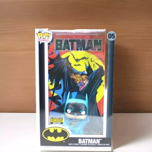 Funko Pop #05 Batman Vinyl Figure Comic Book Cover #423 DC Comics EE Exclusive